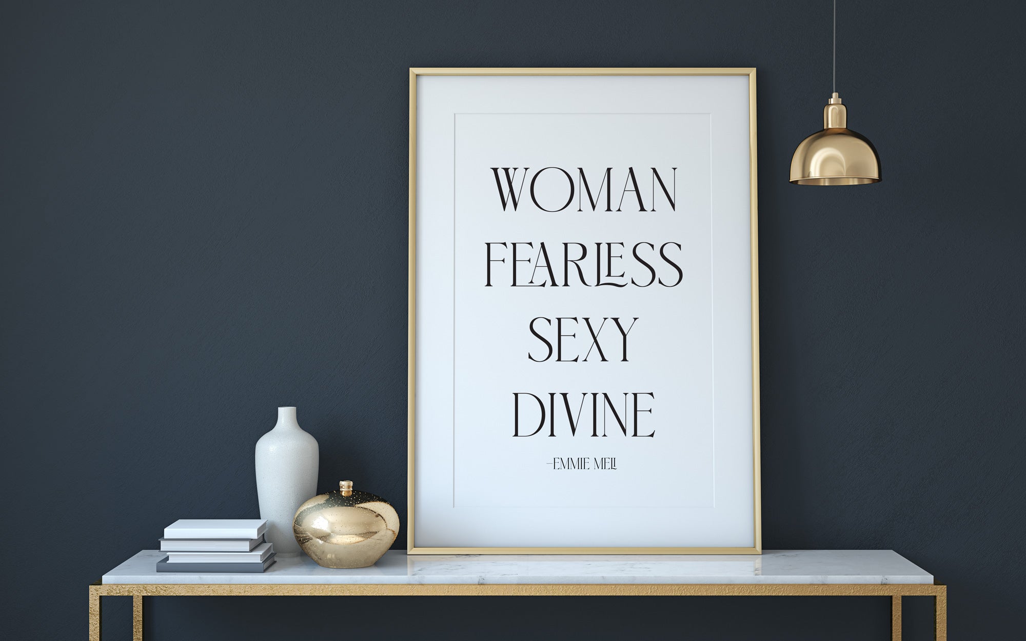 Woman Fearless Sexy Divine 8x10 Print