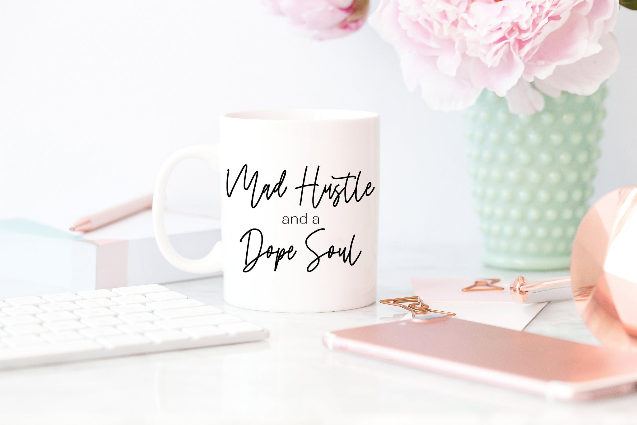 Mad Hustle and a Dope Soul Luxe Mug - Send Me a Dream