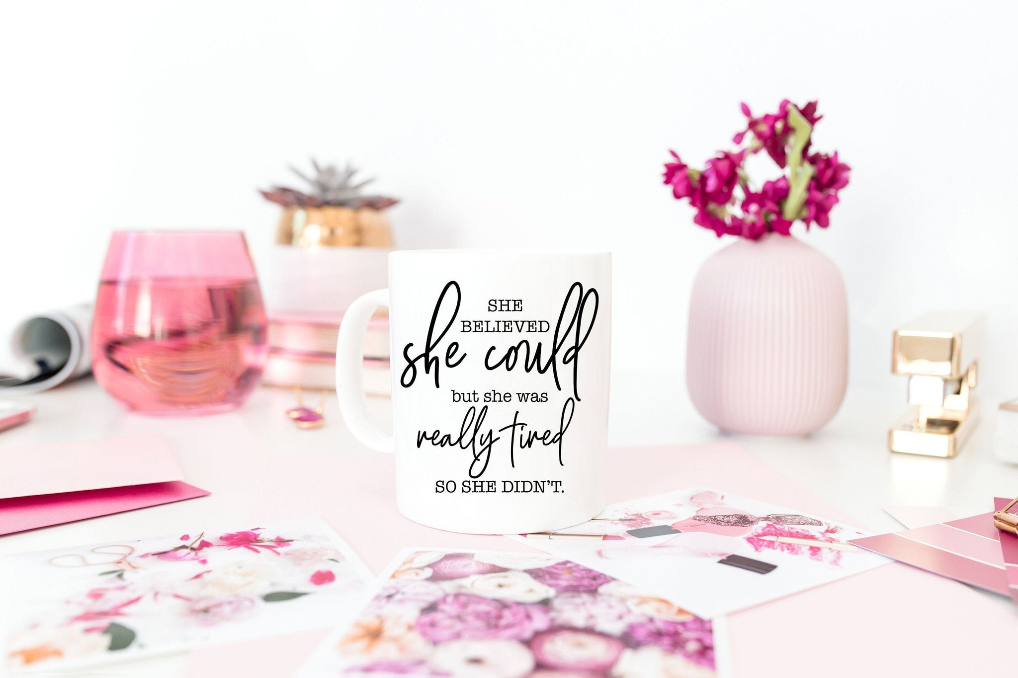 She Believed She Could Luxe Mug - Send Me a Dream