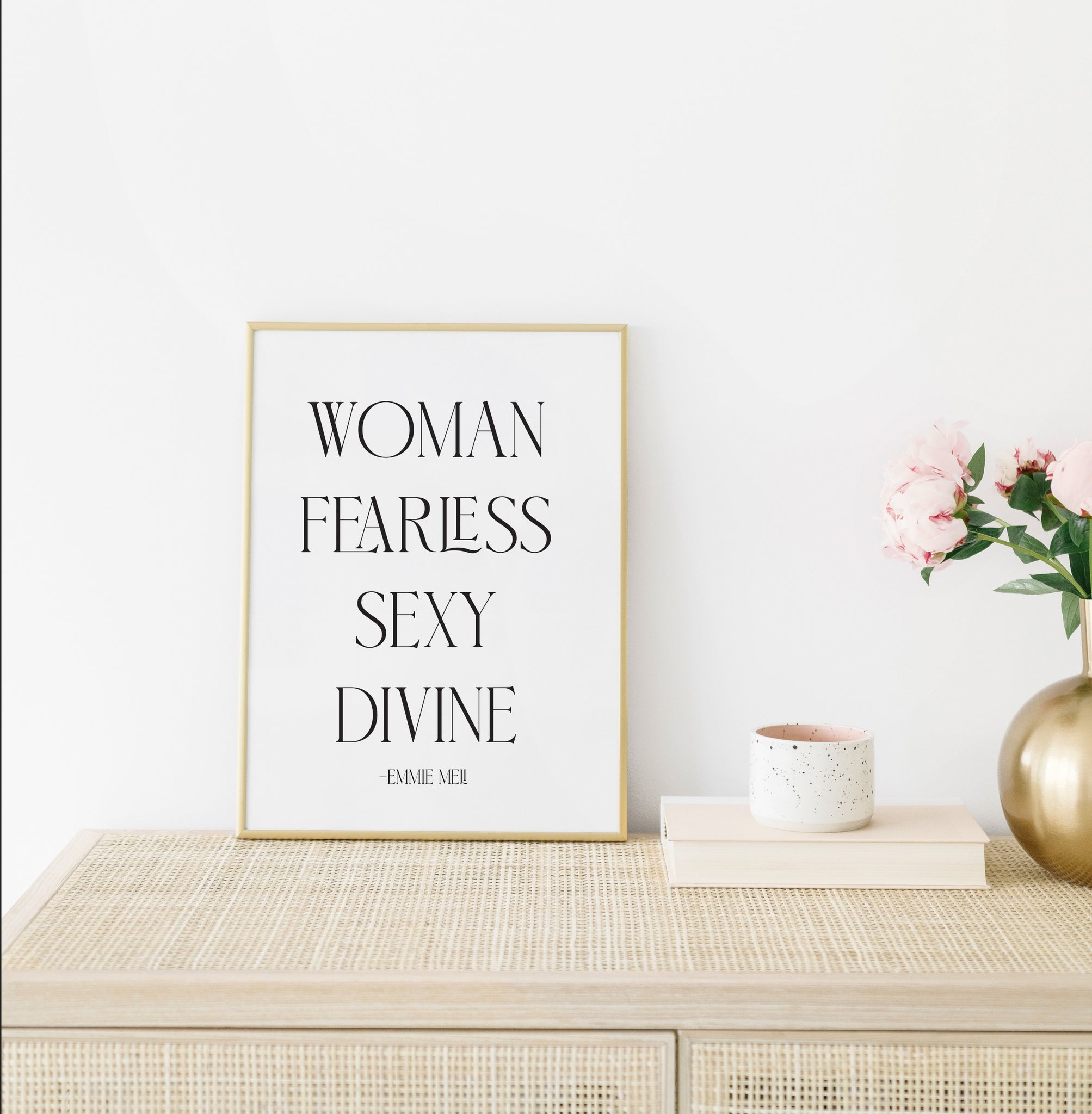 Woman Fearless Sexy Divine 8x10 Print