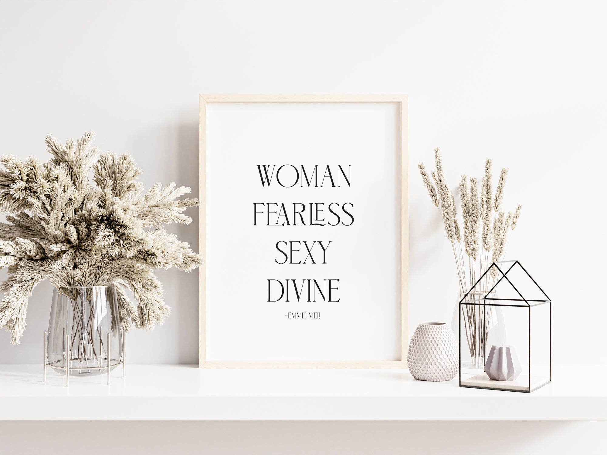 Woman Fearless Sexy Divine 8x10 Print