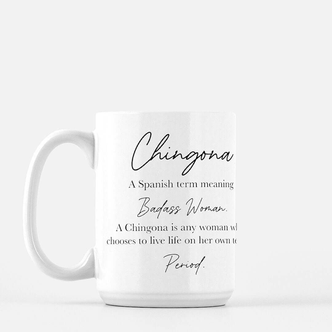 Chingona Luxe Spanish Coffee mug - Send Me a Dream