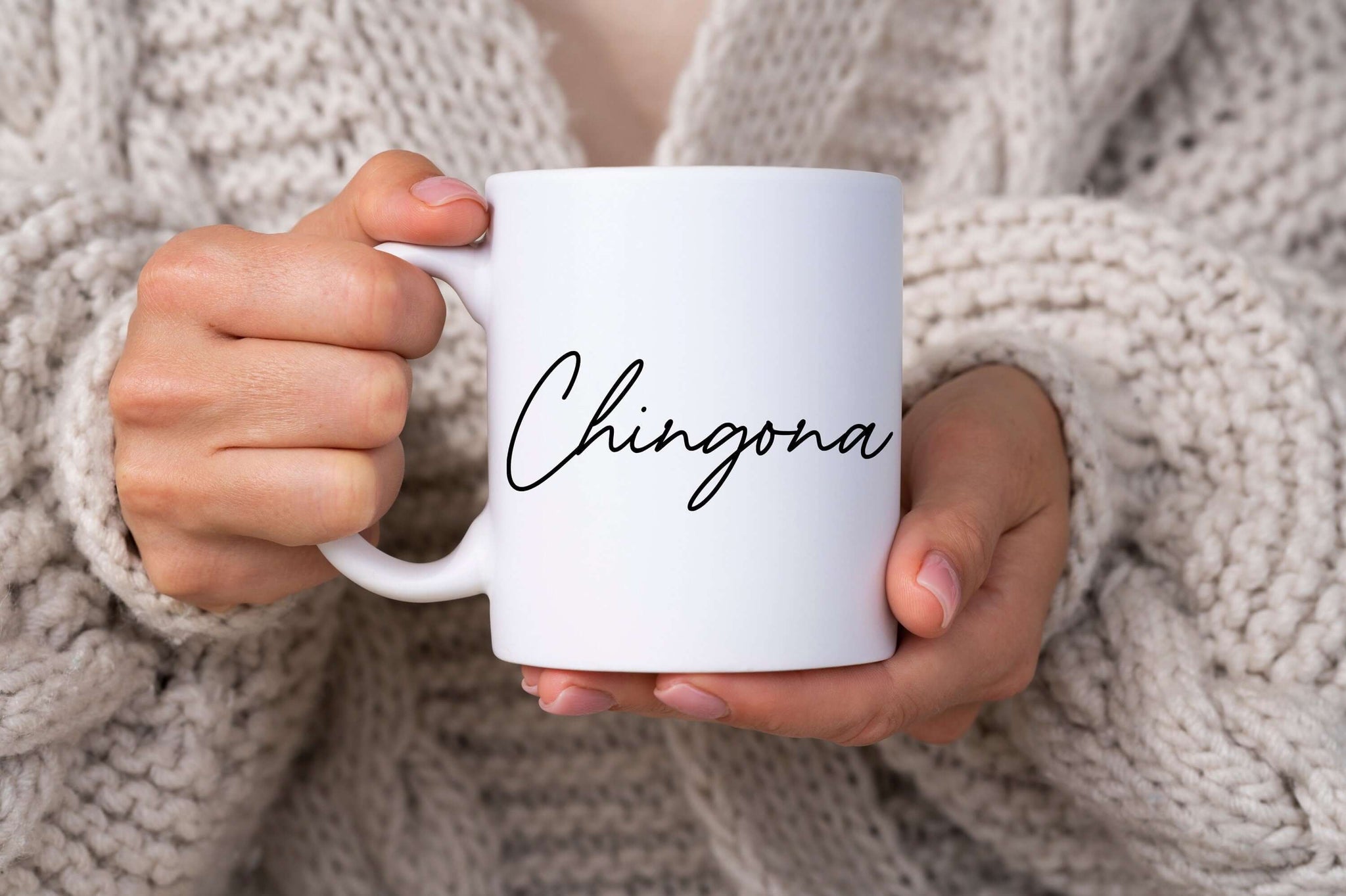 Chingona Luxe Spanish Coffee mug - Send Me a Dream