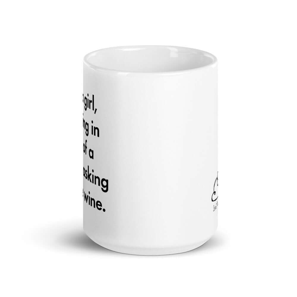 Funny Wine Luxe Mug - Send Me a Dream