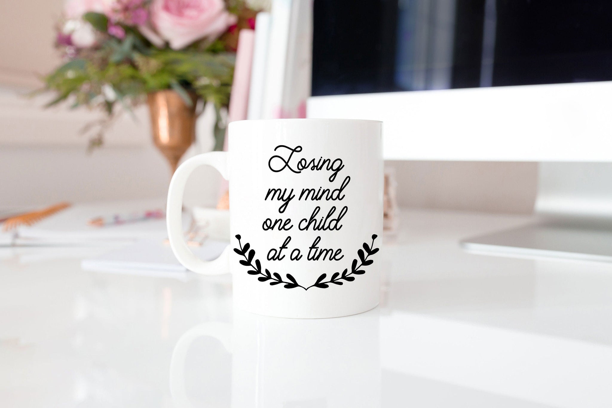 Losing My Mind One Child at a Time Mug - Send Me a Dream