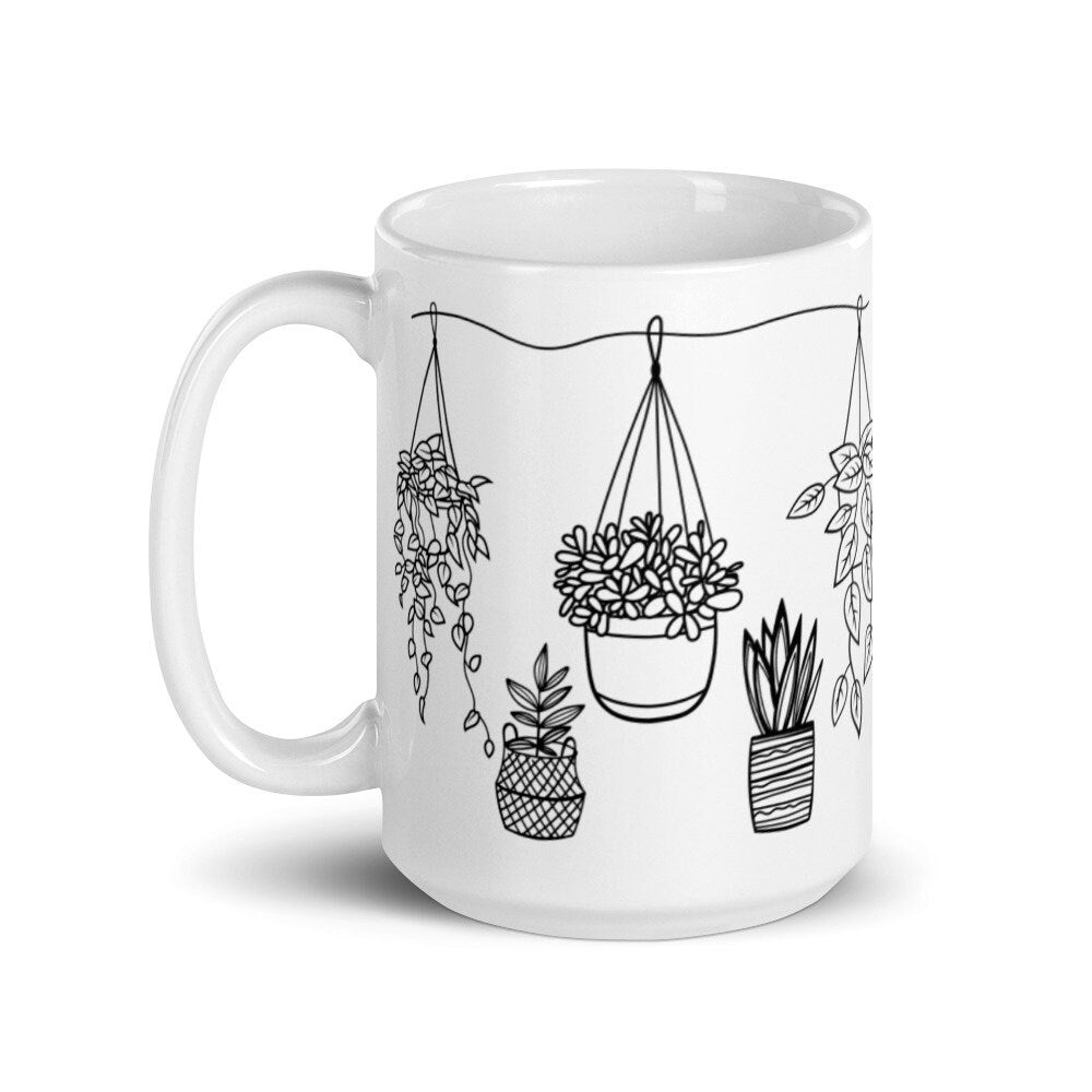 Plant Lover's Oversized Coffee Mug - Send Me a Dream