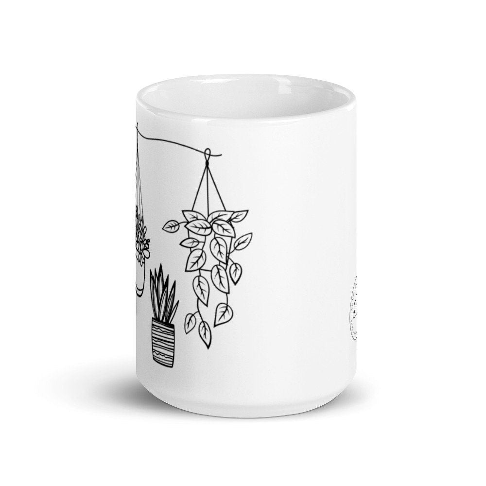 Plant Lover's Oversized Coffee Mug - Send Me a Dream