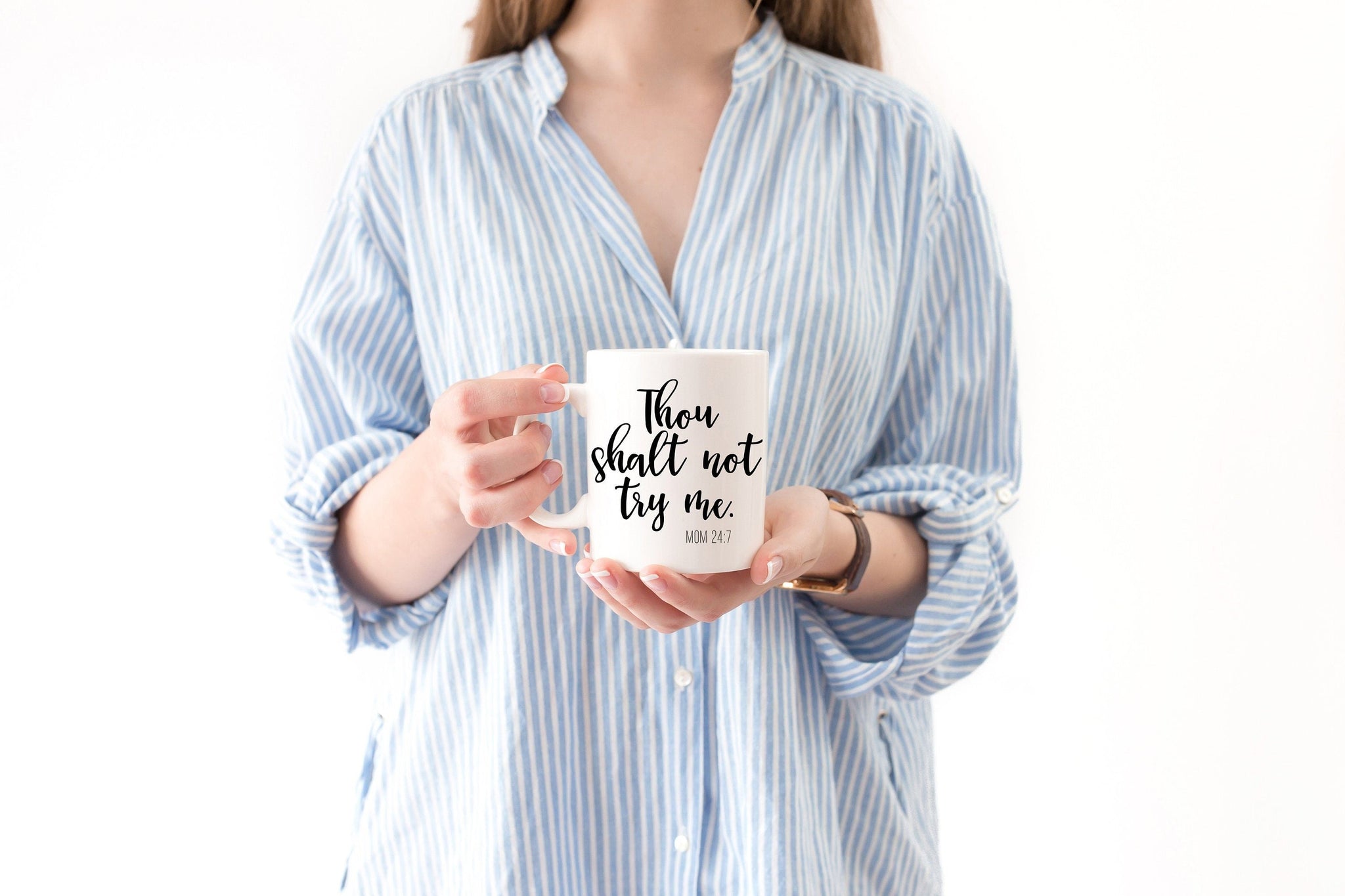 Thou Shalt not Try Me Luxe Mug - Send Me a Dream